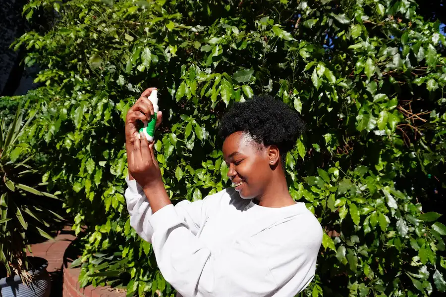 Customer using Growth Hair Oil